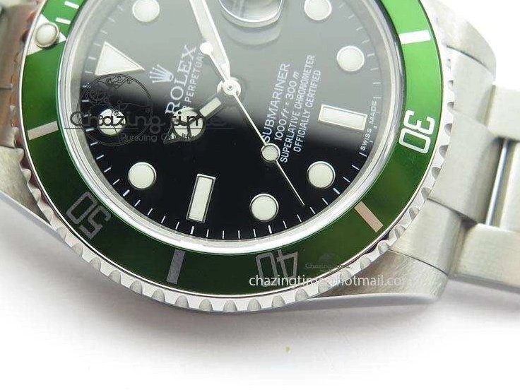 Bracelet Green Maker 16610 A3135 Dial SS Submariner BP On 0319